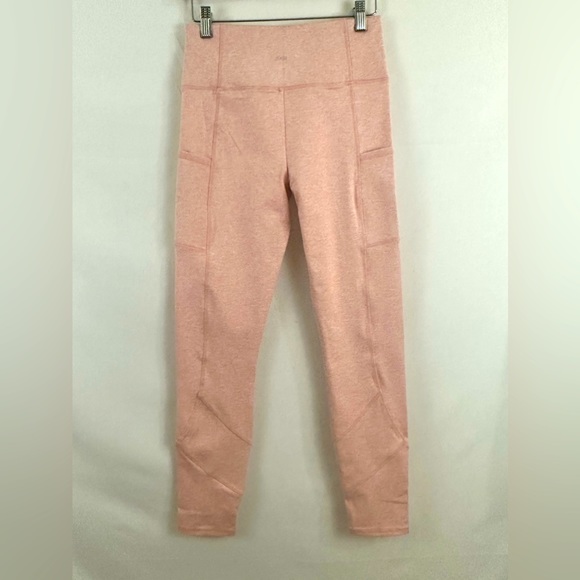 ZUDA Z-STRETCH WOMEN'S SKINNY MOMENTUM ANKLE LENGTH LEGGINGS ROSE SMALL - Picture 6 of 9